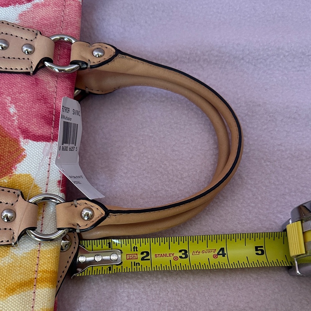 Coach Ashley Floral Print Mini Tote F21909 Leather Crossbody Strap RARE FIND - Picture 15 of 16